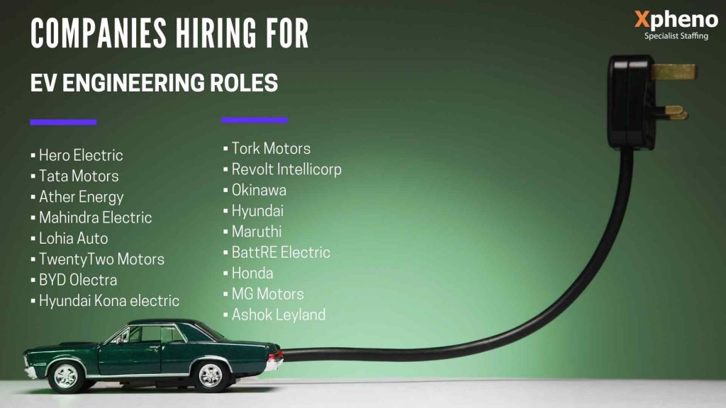 companies hiring for EV engineering roles